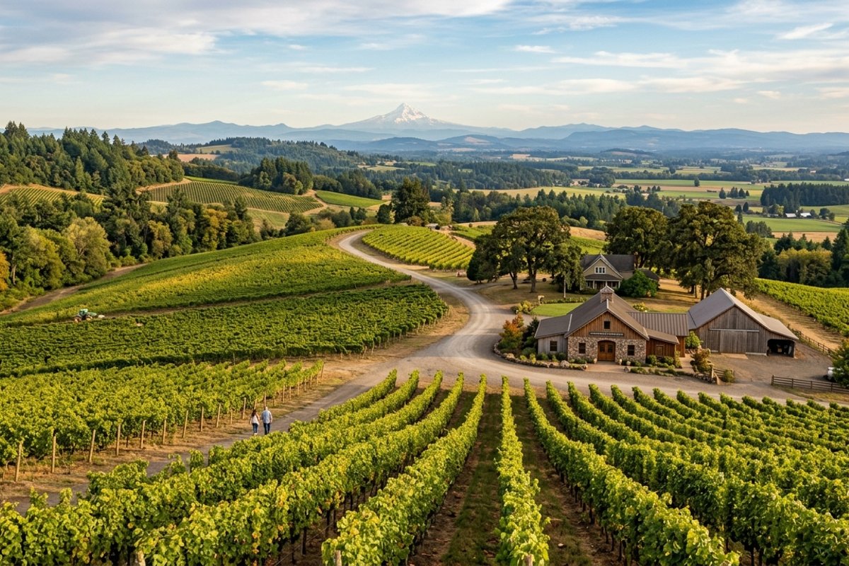 Rural Vineyard Areas Dundee Oregon real estate