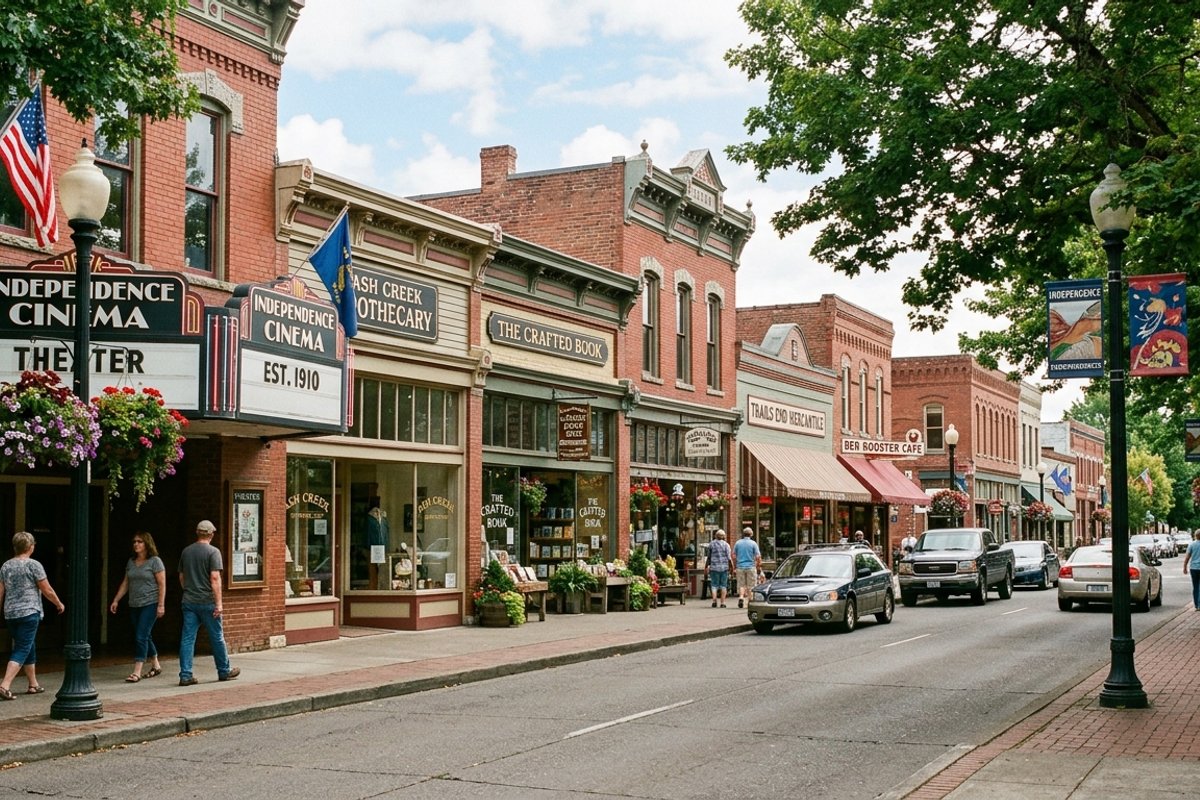 Historic Downtown Independence Oregon real estate