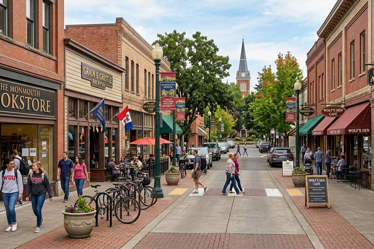 College Town Center Monmouth Oregon real estate