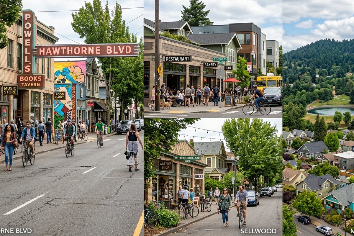 Southeast Portland neighborhoods - diverse eclectic hip vibrant